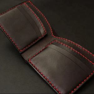 กระเป๋าสตางค์หนังวัวแท้สำหรับสุภาพบุรุษ LW-0231ใส่บัตรเครดิตแบบวินเทจของชายหนุ่มโลโก้ได้ตามต้องการ - Product Image 5