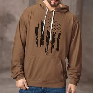 2025 hombres Casual moda Joker sublimación pulóver Sudadera con capucha mejor calidad divertido de gran tamaño transpirable diseño sólido patrón OEM - Product Image 3