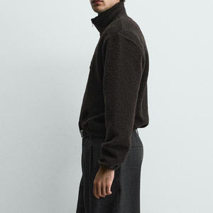 Servicio de Diseño de Logotipo Personalizado OEM, Sudadera de Algodón y Poliéster para Hombre al por Mayor, con Mangas Completas, Cuello Alto y Material Transpirable - Product Image 3