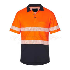 Men's Polo <b>Shirts</b> <b>Hi</b> <b>Vis</b> High Viz Visibility Short Sleeve Polo <b>T</b> <b>Shirts</b> Cheap Two Tone Color Unisex Safety Polo <b>Shirts</b> - Product Image 1