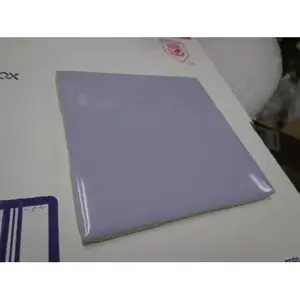 1pc S4449 Carreau de mur en céramique violet clair 4 1/4 \ "Nez de taureau seulement Panneaux muraux produit - Product Image 1