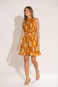 ชุดราตรีเปิดหลังสุดหรูชุดแม็กซี่เดรสยาวทางการแขนกุดทรงเข้ารูปสำหรับงานปาร์ตี้ - Product Image 5