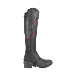 Hot Selling Suede Leather Chaps Straight Zipper Grey Half Chap in Plus Size OEM Custom Made Suede Horse Riding Chaps