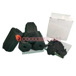 Briquettes de charbon de bois de noix de coco écologiques pour barbecue et chicha - Product Image 1