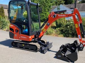 Mini Excavadora Nueva, Modelo KX018-4, Motor Perkins, Garantía MOOG de 5+ Años, Capacidad de Cucharón de 1.15 m, 400 Libras, Potencia de 160 W - Product Image 2