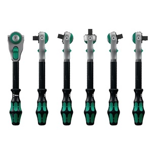 Herramienta de Taller WERA, Llave de Trinquete Giratoria y Reversible de 2 Componentes, 277 mm de Longitud, 72 Dientes, Zyklop Speed, 1/2 Pulgada - Product Image 1