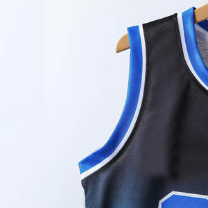 Vente en gros d'uniformes de basket-ball d'équipe personnalisés uniformes de conception personnalisée ensembles d'uniformes de basket-ball 100% polyester à séchage rapide de bonne qualité - Product Image 3