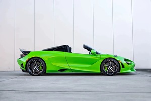 McLaren 750S Spider 2024 certifiée, propre et en bon état, pneus R20 verts, boîte automatique, turbo, intérieur tissu foncé, ACC, jantes en alliage d'aluminium - Product Image 5