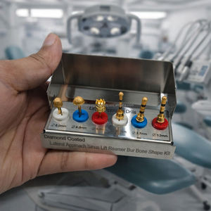Kit de Instrumentos para Elevación de Seno Maxilar Dental, 6 Piezas, Juego de Herramientas Quirúrgicas Manuales Intensas de Acero Inoxidable, Ergonómicas, para Aumento Óseo e Implantes - Product Image 6