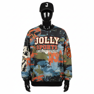 เสื้อสเวตเชิ้ตผู้ชายพรีเมียม ผ้าโพลีเอสเตอร์ฟลีซ 280 GSM พิมพ์ลายทั่วตัว หลายสี รับสกรีนโลโก้ เสื้อสเวตเชิ้ตพื้นฐานสำหรับผู้ชาย - Product Image 6