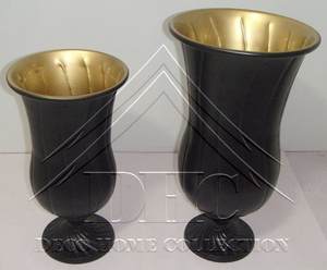 Vase à fleur en fer décoratif pour maison moderne couleur noire pour salon et bureau au prix de gros - Product Image 5