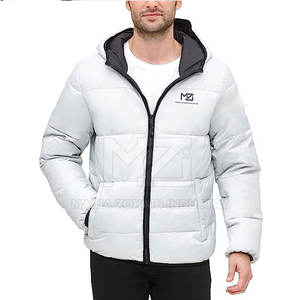 Chaqueta de Invierno Acolchada con Capucha para Hombre, Talla Grande, 2026, Ecológica, Impermeable, Cómoda, con Logotipo Personalizado en la Parte Delantera, Hecha en Pakistán - Product Image 1