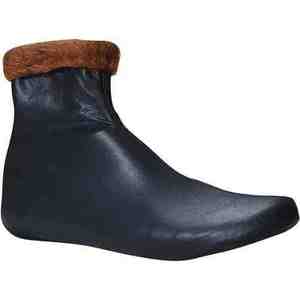 Chaussettes en cuir véritable, design durable, antidérapantes, compatibles avec la prière (wudu), confortables, respirantes, pour un usage quotidien. - Product Image 5