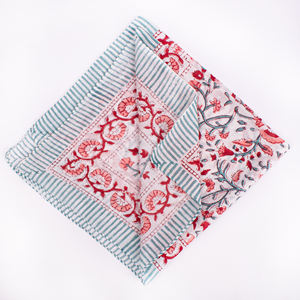 Bandana en coton imprimé floral, impression couleur de qualité supérieure, doux, confortable, polyvalent, accessoire pour cheveux, foulard, couvre-visage - Product Image 3