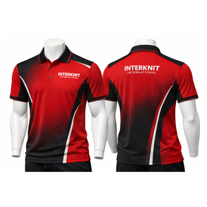 Camiseta de Golf OEM para Hombre con Logotipo Personalizado |   Ropa Deportiva Transpirable de Manga Corta, Tejida, 100% Algodón - Product Image 1