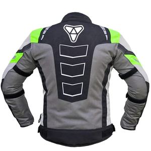 Chaqueta de moto para hombre con certificado CE, malla transpirable para clima caluroso, soporte delantero, ligero, cómodo, patrón de armadura - Product Image 3