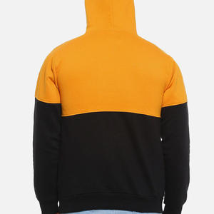 Sudaderas con capucha de impresión de logotipo personalizado de gran tamaño con bloqueo de Color de alta calidad para la colección especial de invierno de los hombres Tendencia de tasa barata - Product Image 3