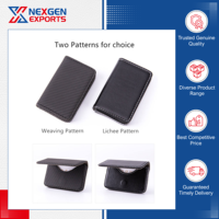 Vente Flash : Porte-cartes de visite et de crédit en cuir PU de qualité supérieure, élégant et tendance, personnalisable avec logo sur mesure