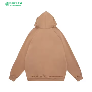 Sweats à capuche en coton polaire avec fermeture éclair complète personnalisés OEM Sweatshirts à capuche personnalisés en éponge française de haute qualité pour hommes - Product Image 2