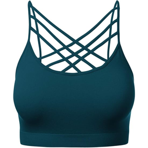 2025 nuevo Sujetador deportivo ligero de alta resistencia para correr Yoga hermosa espalda efecto push-up logotipo frontal técnicas lavadas únicas - Product Image 1