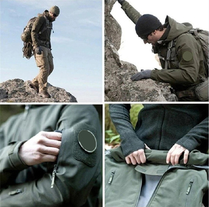 Men's <b>Winter</b> Autumn Softshell Jackets <b>Waterproof</b> Outdoor Fishing Hunting Jacket Hiking Camping <b>Coat</b> Men - Product Image 5