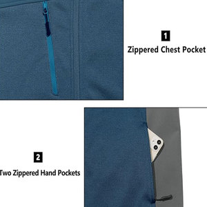 Chaqueta Softshell a prueba de viento para hombre Chaqueta Softshell impermeable para hombre Chaqueta de invierno Softshell para hombre al aire libre - Product Image 4