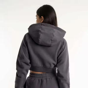 Personnalisé Meilleur sweat à capuche de haute qualité pour femmes pull-over à capuche uni pour femmes haut à capuche décontracté sweat à capuche en gros - Product Image 2