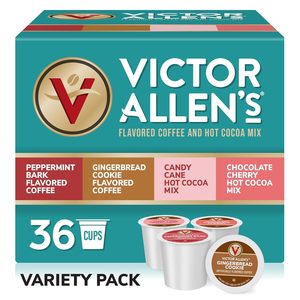 Victor Allen's Coffee Holiday Favorites Coffee & Hot Cocoa Mix Variety Pack, 36 Count - Product Image 3