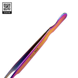 Pince à cils chirurgicale de luxe Bluemed, arc-en-ciel, personnalisée, légère, antistatique, en acier inoxydable, précision, durable - Product Image 3