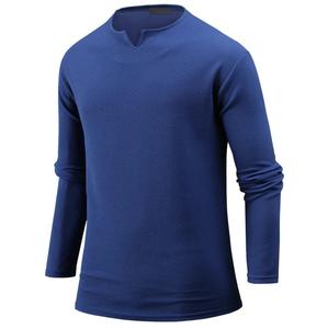 Camiseta de Manga Larga Informal con Cuello Alto para Hombre, Transpirable, de Franela, Personalizada, de Invierno - Product Image 3