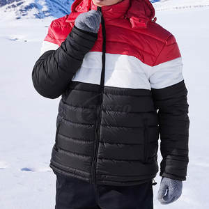 Veste matelassée à capuche pour homme, nouvelle arrivée, fabrication en usine, logo personnalisé sur le devant, vente en gros - Product Image 3