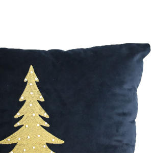 Custom Design Cotton Woven Embroidered Cushion Cover for Home Indoor Outdoor Custom Embroidery <b>Pillow</b> case for <b>Christmas</b> - Product Image 3