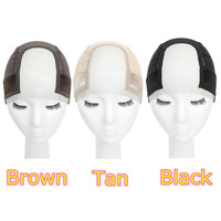 Bonnet de perruque Lenaqueen, bonnet de perruque réglable avec bandeau, pince à perruque antidérapante pour garder les perruques Lace Front en place Lace Wig Grip Cap