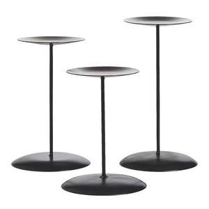 Candélabre de couleur noire de luxe pour la décoration de mariage bougeoir en métal dernier candélabre nouveau bougeoir en métal - Product Image 3