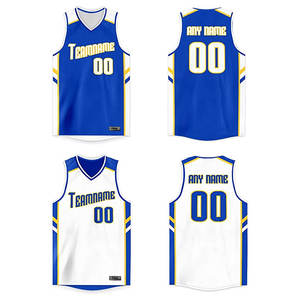 เสื้อบาสเก็ตบอลออกแบบใหม่ที่มีคุณสมบัติระบายอากาศได้รวมถึงการออกแบบโลโก้ชื่อและหมายเลข - Product Image 3