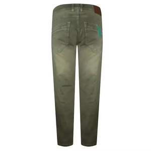 Pantalones vaqueros de mezclilla a la moda para hombre, pantalones casuales 100% algodón, estilo recto de cintura media, diseño personalizado de marca, pantalones vaqueros de mezclilla de colores para hombre - Product Image 2