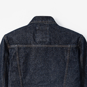 Veste en jean personnalisable pour homme, bleu vintage, coton, hiver, enduite, taille XS disponible, vente en gros, vêtements d'extérieur - Product Image 3