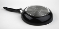 Poêle à induction durable Woks Bottom Chef Poêle à frire antiadhésive en aluminium pressé de 18 cm de diamètre