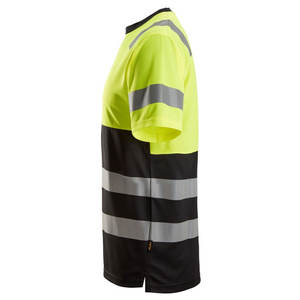 T-shirt de construction à séchage rapide à manches courtes sur mesure pour hommes, vêtements de travail réfléchissants haute visibilité, t-shirts de sécurité - Product Image 3