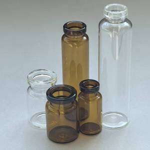 Fiale in Vetro Borosilicato Neutro di Grado Farmaceutico USP Tipo I, 2ml, con Filettatura, Personalizzabili - Product Image 1