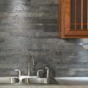 Aspect Kit de papier peint pour dosseret en pierre à décoller 15 pieds carrés Installation facile Décoration intérieure - Product Image 1