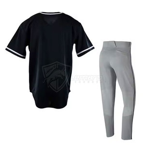 High Quality Best Sale Practice Wear Baseball Uniform Plus Size 100% Polyester Customized Design New Arrival Latest Design - Product Image 2