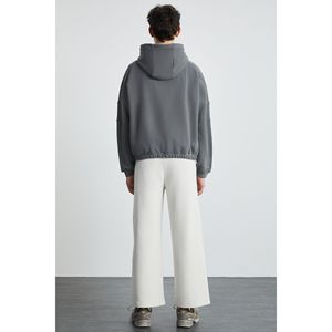 Sweat-shirt en molleton de coton biologique pour homme GRIMELANGE avec détails brodés, doux et confortable - Product Image 6