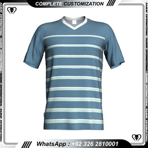 Custom Wholesale Custom Name and Logo Breathable Football Jersey Sublimation Printing Quick Drying Soccer Jersey Set - Product Image 6