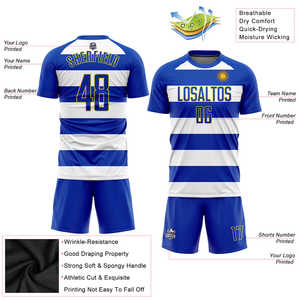Nueva camiseta de fútbol para niños y adultos, sublimación impresa, transpirable, diseño personalizado, camiseta de fútbol, uniformes de entrenamiento de fútbol sala, trajes - Product Image 6