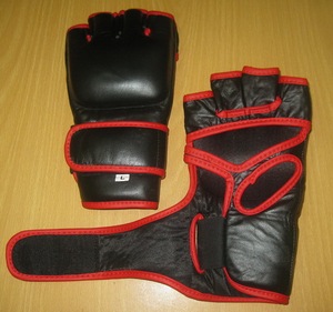 GAF 2023 Fabricant de gants personnalisés MMA en cuir de vachette pas cher avec impression personnalisée - Product Image 3