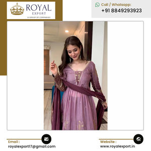 Kurti PANT with dupatta มืออาชีพในการผลิตที่มีคุณภาพที่เหมาะสมกับการเย็บปักถักร้อย - Product Image 6