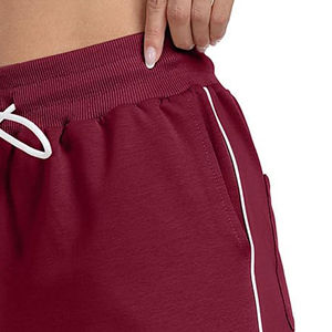 กางเกงขาสั้นลำลองสำหรับผู้หญิงผ้าคอตตอนโพลีเอสเตอร์สำหรับใส่วิ่งมีกระเป๋ากางเกงขาสั้นสำหรับผู้หญิงเล่นกีฬาวิ่ง - Product Image 2