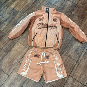 <b>Men's</b> Winter Windbreaker <b>Jacket</b> 2-Piece Set <b>Canvas</b> Fabric Polyester/Cotton Waterproof Breathable Tracksuit - Product Image 4