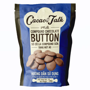 OEM/ODM Fabricante a granel al por mayor certificado HALAL Compuesto sólido Botón de chocolate con leche Chocolate Cacao Hornear Panadería Uso Bueno - Product Image 1